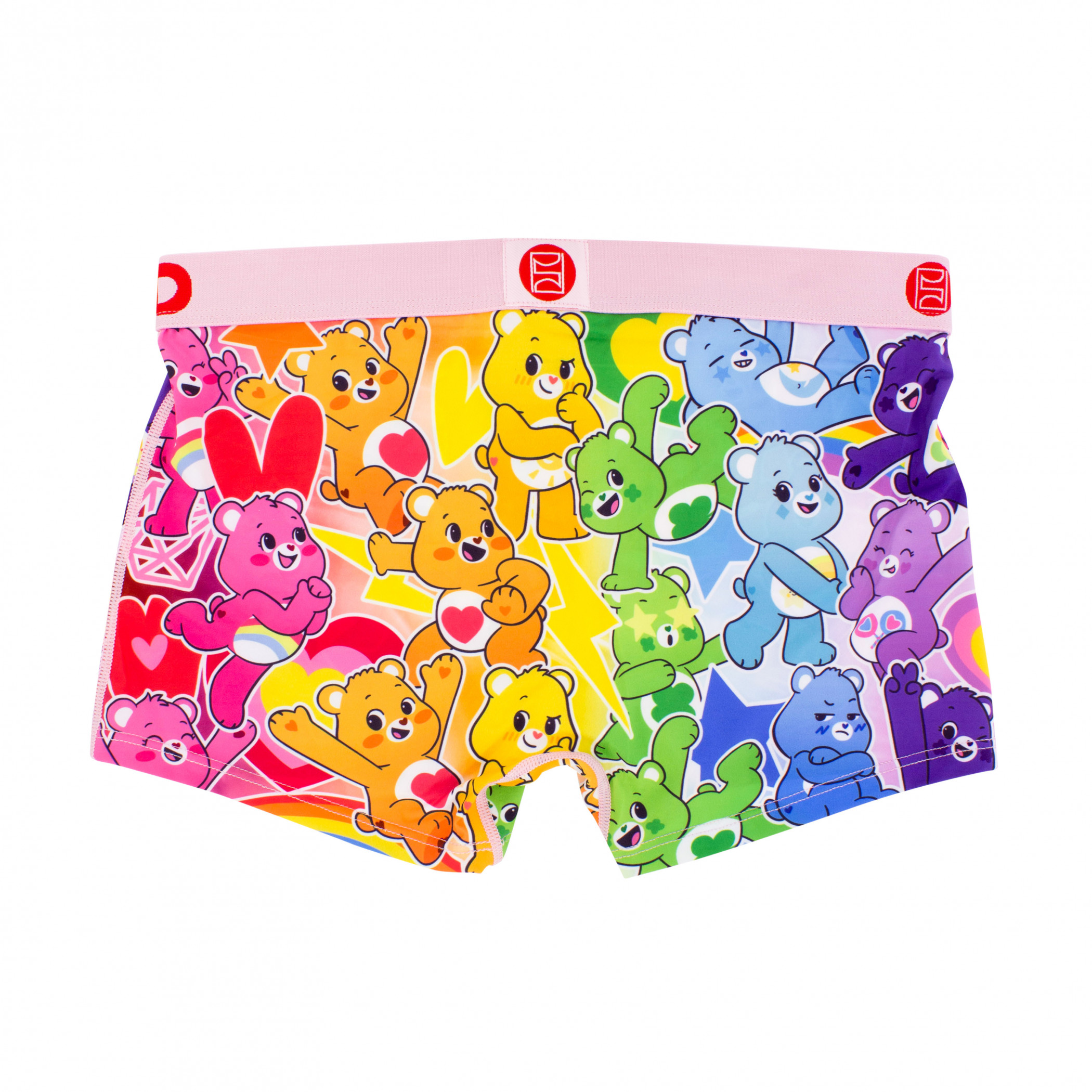 Care Bears Rainbow Stickers PSD Boy Shorts Underwear